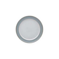 Denby Mist Wide Rimmed Tea Plate Denby Mist Wide Rimmed Tea Plate