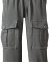 Tea Collection Boys 2-7 French Terry Cargo Pants, Thunder, 4