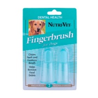 Nutri-Vet Fingerbrush Kit for Dogs, 2-Count Nutri-Vet Fingerbrush Kit for Dogs, 2-Count