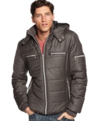 Bulk up this season with this on-trend puffer from INC International Concepts. Bulk up this season with this on-trend puffer from INC International Concepts.