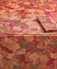 Turn over a new leaf this season with this gorgeous Autumn Leaves tablecloth, showcasing a plethora of fall foliage in crisp hues. (Clearance) Turn over a new leaf this season with this gorgeous Autumn Leaves tablecloth, showcasing a plethora of fall foliage in crisp hues. (Clearance)
