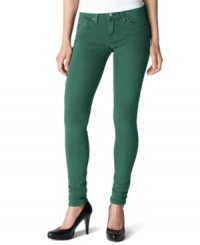 Boasting a rich green wash and the skinny leg style you love, consider Levi's 535 denim leggings your new best friend. Boasting a rich green wash and the skinny leg style you love, consider Levi's 535 denim leggings your new best friend.