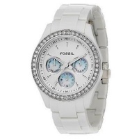 Fossil Stella White Dial Women's Quartz Watch - ES1967 Fossil Stella White Dial Women's Quartz Watch - ES1967