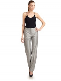 THE LOOKSkinny shoulder strapsDouble scoopneckA-line shapeTHE FITAbout 22 from shoulder to hemTHE MATERIAL93% silk/7% elastaneCARE & ORIGINDry cleanMade in ItalyModel shown is 5'10½ (179cm) wearing US size 4. THE LOOKSkinny shoulder strapsDouble scoopneckA-line shapeTHE FITAbout 22 from shoulder to hemTHE MATERIAL93% silk/7% elastaneCARE & ORIGINDry cleanMade in ItalyModel shown is 5'10½ (179cm) wearing US size 4.