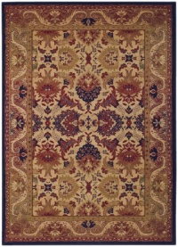 Couristan 2715/0705 Anatolia Royal Plume 5-Feet 3-Inch by 7-Feet 6-Inch Rug, Navy and Port Wine Couristan 2715/0705 Anatolia Royal Plume 5-Feet 3-Inch by 7-Feet 6-Inch Rug, Navy and Port Wine