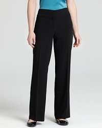 A chic wide-leg silhouette infuses these Eileen Fisher trousers with retro inspiration. Pair with a printed blouse and platform pumps for 9-to-5 style with a '70s kick. A chic wide-leg silhouette infuses these Eileen Fisher trousers with retro inspiration. Pair with a printed blouse and platform pumps for 9-to-5 style with a '70s kick.