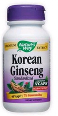 Nature's Way Ginseng, Korean, 60 Capsules Nature's Way Ginseng, Korean, 60 Capsules