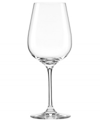 Crystal stemware inspired by the Tuscan appreciation for fine wine. These classic Pinot Grigio wine glasses are designed to emphasize the color and aroma of white varietals. Dishwasher-safe crystal by Lenox adds to their appeal. Crystal stemware inspired by the Tuscan appreciation for fine wine. These classic Pinot Grigio wine glasses are designed to emphasize the color and aroma of white varietals. Dishwasher-safe crystal by Lenox adds to their appeal.