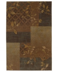 Gorgeous branch and leaf motifs dance over modern geometry in the Bancroft area rug, creating a timeless and transitional design in vintage-inspired hues. Crafted of pure New Zealand wool for durable composition and ultimate softness. Gorgeous branch and leaf motifs dance over modern geometry in the Bancroft area rug, creating a timeless and transitional design in vintage-inspired hues. Crafted of pure New Zealand wool for durable composition and ultimate softness.
