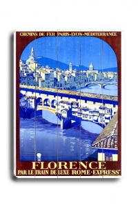 Arte House Wooden Sign, PLM Railway in Florence Arte House Wooden Sign, PLM Railway in Florence