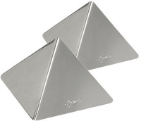 Ateco Large Stainless Steel Pyramid Mold, Set of 2 Ateco Large Stainless Steel Pyramid Mold, Set of 2