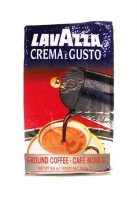 Lavazza Crema e Gusto Ground Coffee, Italian Espresso, 8.8-Ounce Brick Lavazza Crema e Gusto Ground Coffee, Italian Espresso, 8.8-Ounce Brick