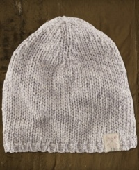 Crafted in a substantial rib knit, this slouchy cotton hat is the perfect finishing touch for easy-goes-it style. Crafted in a substantial rib knit, this slouchy cotton hat is the perfect finishing touch for easy-goes-it style.
