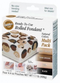 Wilton Natural Colors Fondant,  Multi Pack