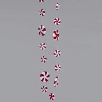 Kurt Adler 8' Plastic Large Candy Swirl Garland Kurt Adler 8' Plastic Large Candy Swirl Garland