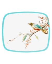 Make any meal sing with the Chirp trivet from Lenox Simply Fine. Adorned with the beloved birds and florals of Chirp dinnerware, it's a stylish way to protect your table. Make any meal sing with the Chirp trivet from Lenox Simply Fine. Adorned with the beloved birds and florals of Chirp dinnerware, it's a stylish way to protect your table.