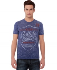 Get a graphic in your weekend wear. This T shirt from Buffalo David Bitton is the coolest way to go casual.