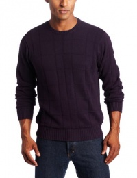 Arrow Men's 7GG Basic Windowpane Sweater Arrow Men's 7GG Basic Windowpane Sweater
