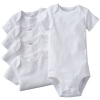 Carter's 5-Pack Short Sleeve Bodysuits - White - 3M