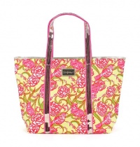 Lilly Pulitzer Chi Omega Starfruit Yellow Sparkle Tote Handbag Lilly Pulitzer Chi Omega Starfruit Yellow Sparkle Tote Handbag