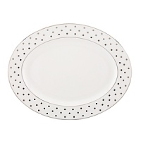 Fun and festive, the charming polka dots in kate spade's Larabee Road china add just the right dose of whimsy into this elegant collection. Fun and festive, the charming polka dots in kate spade's Larabee Road china add just the right dose of whimsy into this elegant collection.
