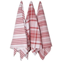 Now Designs Jumbo Pure Kitchen Towel Set of 3, Red Now Designs Jumbo Pure Kitchen Towel Set of 3, Red