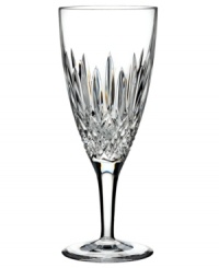 Waterford crystal is made even more radiant with the complex cuts of Monique Lhuillier's Arianne stemware. A sleek silhouette is rooted in a simply luminous and substantial base for an iced beverage glass that's beautifully balanced. Waterford crystal is made even more radiant with the complex cuts of Monique Lhuillier's Arianne stemware. A sleek silhouette is rooted in a simply luminous and substantial base for an iced beverage glass that's beautifully balanced.