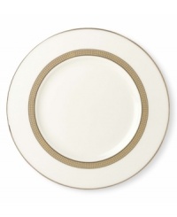 From designer kate spade comes this clean, classic and glistening dinnerware collection. Featuring lustrous gold, platinum and black rim accents on fine white bone china, Sonora Knot is a fresh take on traditional finery, perfect for any occasion. From designer kate spade comes this clean, classic and glistening dinnerware collection. Featuring lustrous gold, platinum and black rim accents on fine white bone china, Sonora Knot is a fresh take on traditional finery, perfect for any occasion.