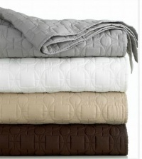 Hotel Collection Deco Quilted Espresso King Coverlet Hotel Collection Deco Quilted Espresso King Coverlet
