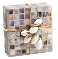 Mother of Pearl Coasters - Set of 4