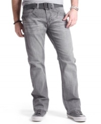 Update your collection of blues with this slim-fit style from Royal Premium Denim. Update your collection of blues with this slim-fit style from Royal Premium Denim.