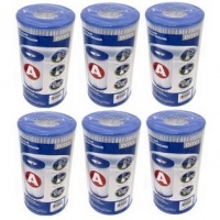 Intex 59900E-6 Easy Set Pool Replacement Type A or C Filter Cartridge, 6-Pack Intex 59900E-6 Easy Set Pool Replacement Type A or C Filter Cartridge, 6-Pack