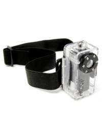 Prove you're a thrill seeker with the Muvi camcorder case. Waterproof to depths of 80 feet and, with a fastening strap and belt clip to secure your camcorder anywhere, this clever design allows you to record all the action under the sea, on the side of a mountain or out on the open road. One-year limited warranty. Model VCCA002WPC. Prove you're a thrill seeker with the Muvi camcorder case. Waterproof to depths of 80 feet and, with a fastening strap and belt clip to secure your camcorder anywhere, this clever design allows you to record all the action under the sea, on the side of a mountain or out on the open road. One-year limited warranty. Model VCCA002WPC.