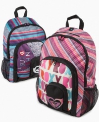 Get her geared up for school with cool style with these backpacks from Roxy. Get her geared up for school with cool style with these backpacks from Roxy.