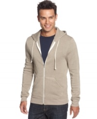 Leave an imprint with your style with this eco-friendly zip up hoodie from Alternative Apparel. Leave an imprint with your style with this eco-friendly zip up hoodie from Alternative Apparel.