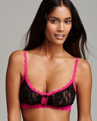 When it comes to matters of the heart, Hanky Panky's keyhole lace bralette achieves Cupid status. Style #481936. When it comes to matters of the heart, Hanky Panky's keyhole lace bralette achieves Cupid status. Style #481936.