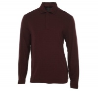 Perry Ellis Men's Long Sleeve Zip Polo Perry Ellis Men's Long Sleeve Zip Polo