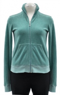 Juicy Couture China Green #6 Velour Long Sleeve Track Jacket (Small) Juicy Couture China Green #6 Velour Long Sleeve Track Jacket (Small)