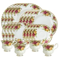 Royal Albert Old Country Roses 20-Piece Dinnerware Set, Service for 4 Royal Albert Old Country Roses 20-Piece Dinnerware Set, Service for 4