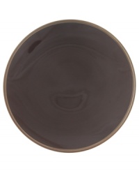 Rich chocolate hues and a dashing coupe shape give this collection from Calvin Klein undeniably chic style. The Tonal Edge dinnerware features lush brown glaze over fine porcelain with a matte bisque rim to create a duality of color. Rich chocolate hues and a dashing coupe shape give this collection from Calvin Klein undeniably chic style. The Tonal Edge dinnerware features lush brown glaze over fine porcelain with a matte bisque rim to create a duality of color.