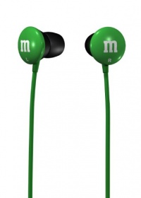 Maxell 190557 M&M'S Lightweight Ear Bud, Green Maxell 190557 M&M'S Lightweight Ear Bud, Green