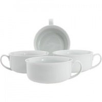 BIA Cordon Bleu Soup Bowls wih handles, 30-Ounce, Set of 4 BIA Cordon Bleu Soup Bowls wih handles, 30-Ounce, Set of 4