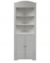 Ellsworth Tall Corner Etagere  - White