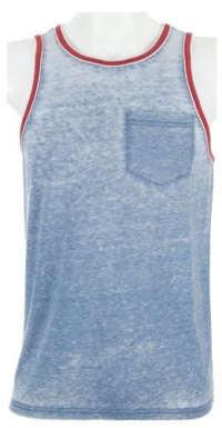 Third & Army 3rd & Army Chawlie Men's Tank Burnout Ringer Tee Shirt Third & Army 3rd & Army Chawlie Men's Tank Burnout Ringer Tee Shirt
