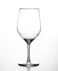 With a sheer rim and shape designed to enhance Bordeaux wines, these luminous crystal wine glasses please aficionados but are also a beautiful addition to your table. Break-resistant design ensures you'll enjoy this set indefinitely. With a sheer rim and shape designed to enhance Bordeaux wines, these luminous crystal wine glasses please aficionados but are also a beautiful addition to your table. Break-resistant design ensures you'll enjoy this set indefinitely.