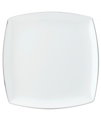 With lightweight construction in fine bone china, a softly squared design and platinum edging, the Mikasa Couture Platinum 12 buffet platter (shown front) offers a new take on sophisticated modern dining. With lightweight construction in fine bone china, a softly squared design and platinum edging, the Mikasa Couture Platinum 12 buffet platter (shown front) offers a new take on sophisticated modern dining.