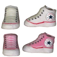 Converse ICV0012 Infant Baby Booties 0-6 Months (Pink) Converse ICV0012 Infant Baby Booties 0-6 Months (Pink)