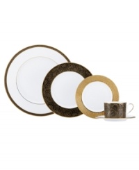 Set the table, travel the globe. Traditional Chinese patterns laced with sumptuous gold make the Mandarin place setting a stunning influence on your entire dining area. In fine bone china from Marchesa by Lenox. Set the table, travel the globe. Traditional Chinese patterns laced with sumptuous gold make the Mandarin place setting a stunning influence on your entire dining area. In fine bone china from Marchesa by Lenox.