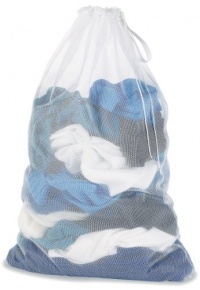 Whitmor 6154-111 Mesh Laundry Bag, White Whitmor 6154-111 Mesh Laundry Bag, White