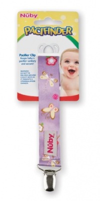 Nuby Cloth Pacifinders with Metal Snap- Colors and Themes May Vary Nuby Cloth Pacifinders with Metal Snap- Colors and Themes May Vary